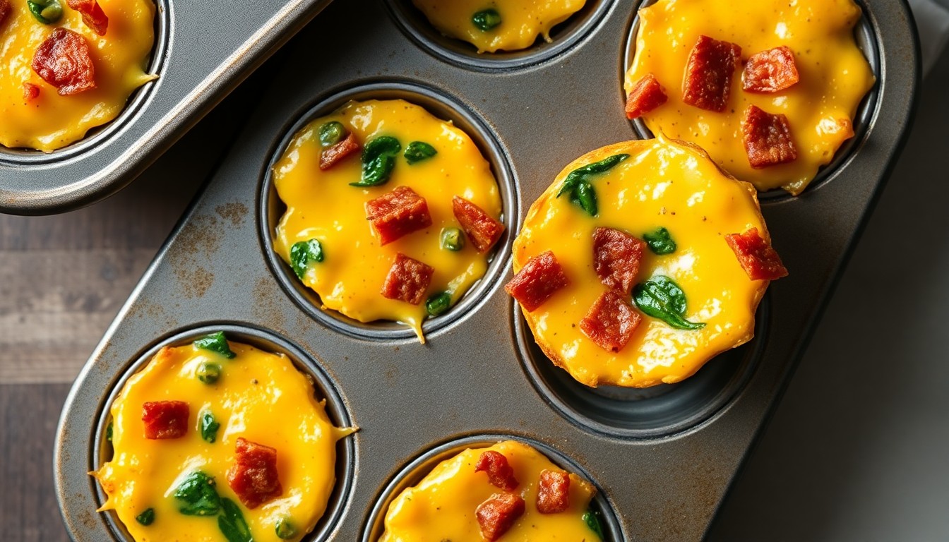 Bacon & SpinachEgg Cups