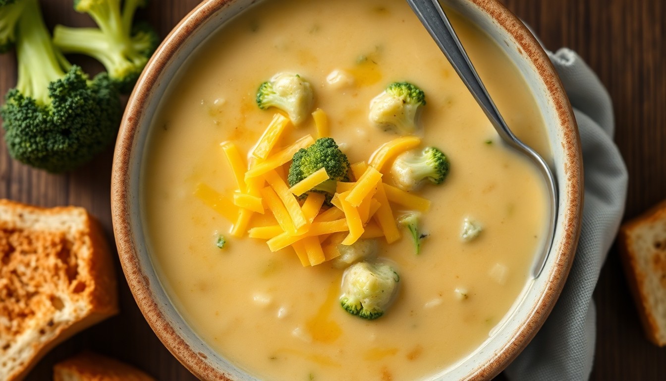 Easy Low-Carb Keto Broccoli Cheddar Soup