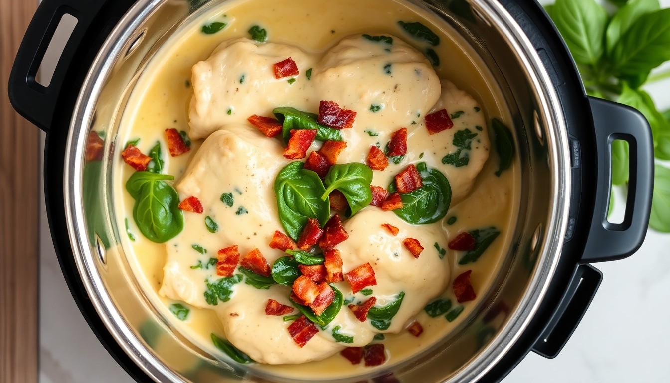 Instant Pot Bacon-RanchChicken Thighs