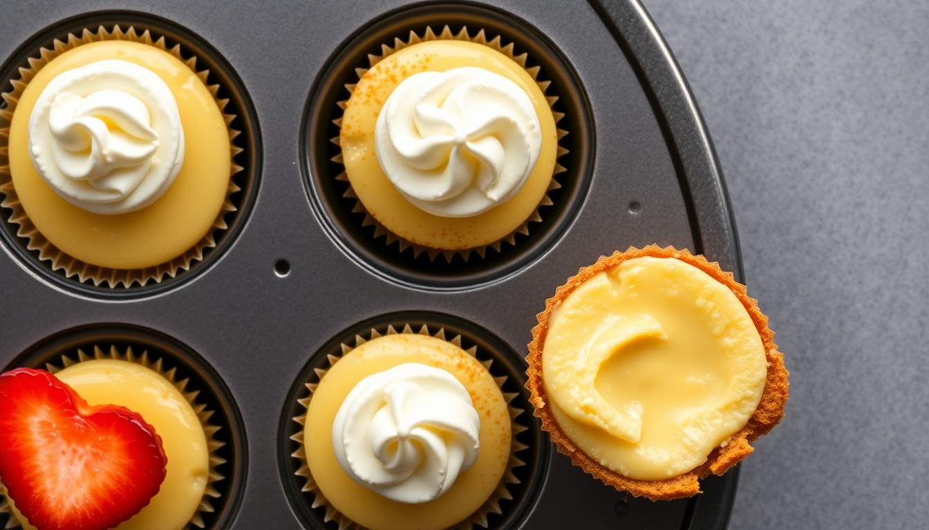 Keto Cheesecake Cupcakes