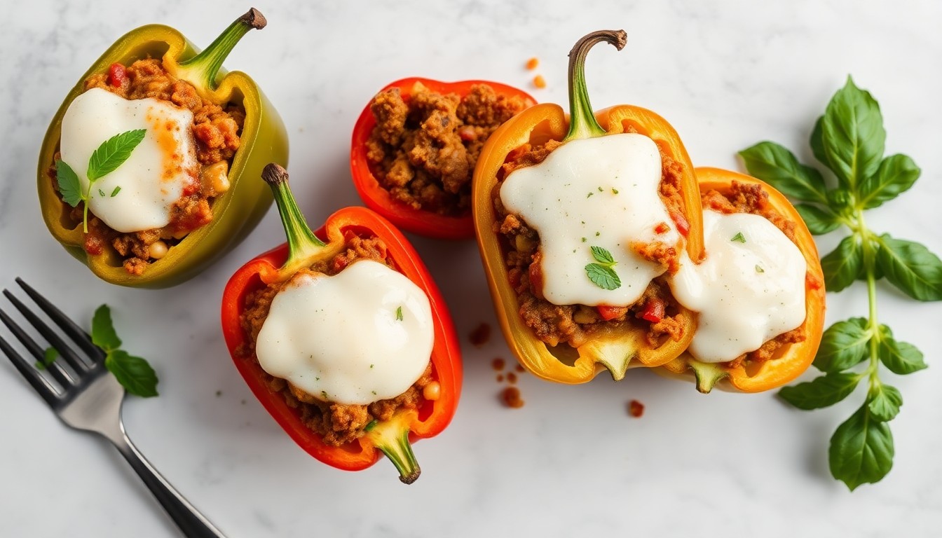 Lasagna Pepper Boats