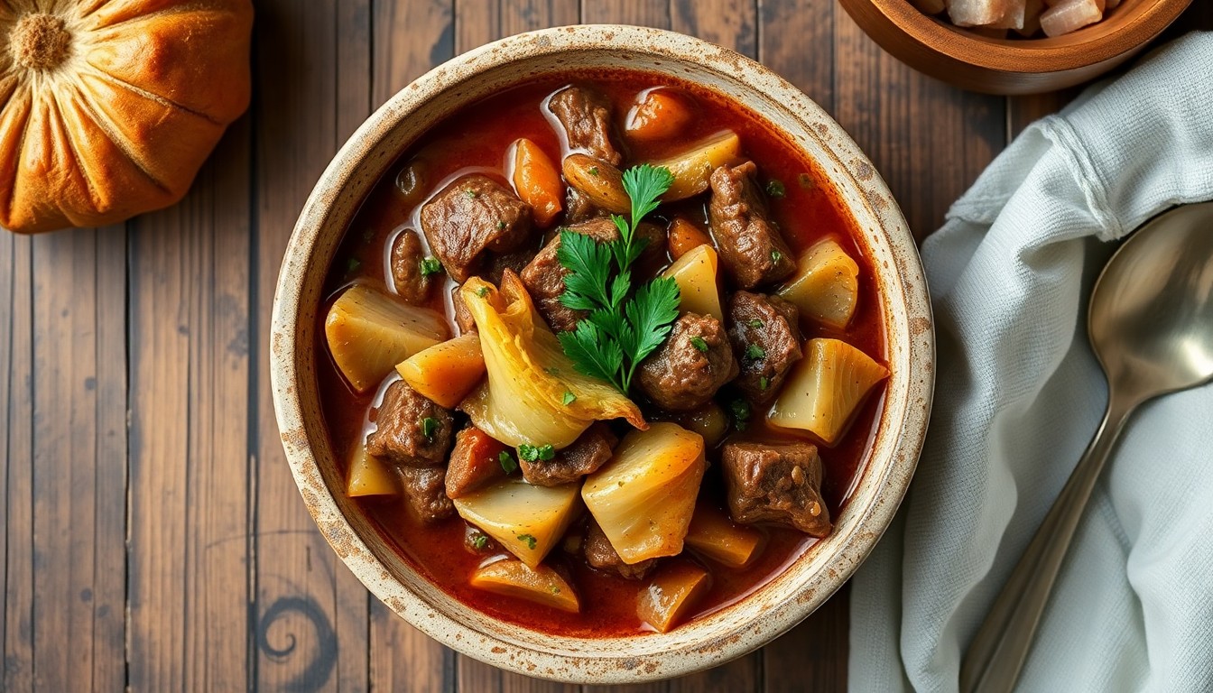 Low-Carb Beef Cabbage Stew