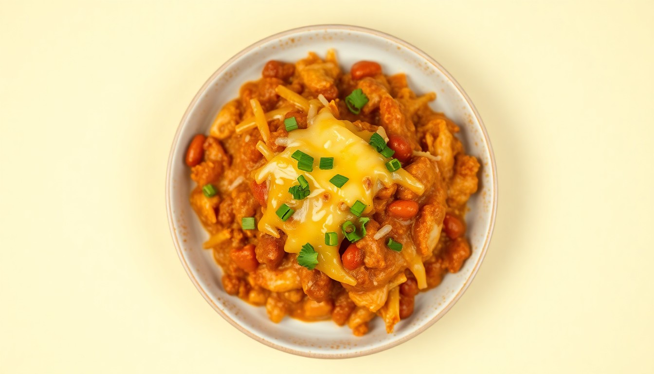 Low-Carb Chicken Chili Casserole