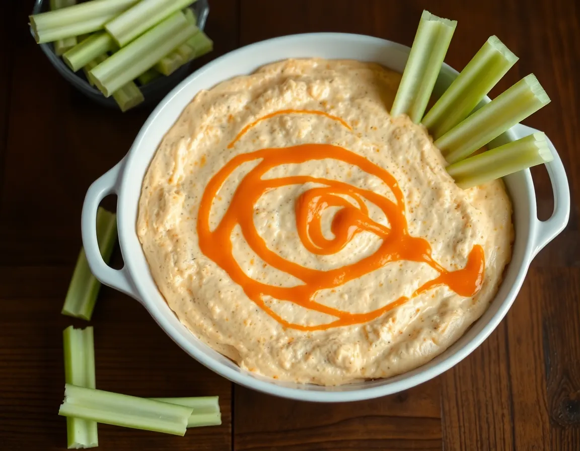 Keto Buffalo Chicken Dip