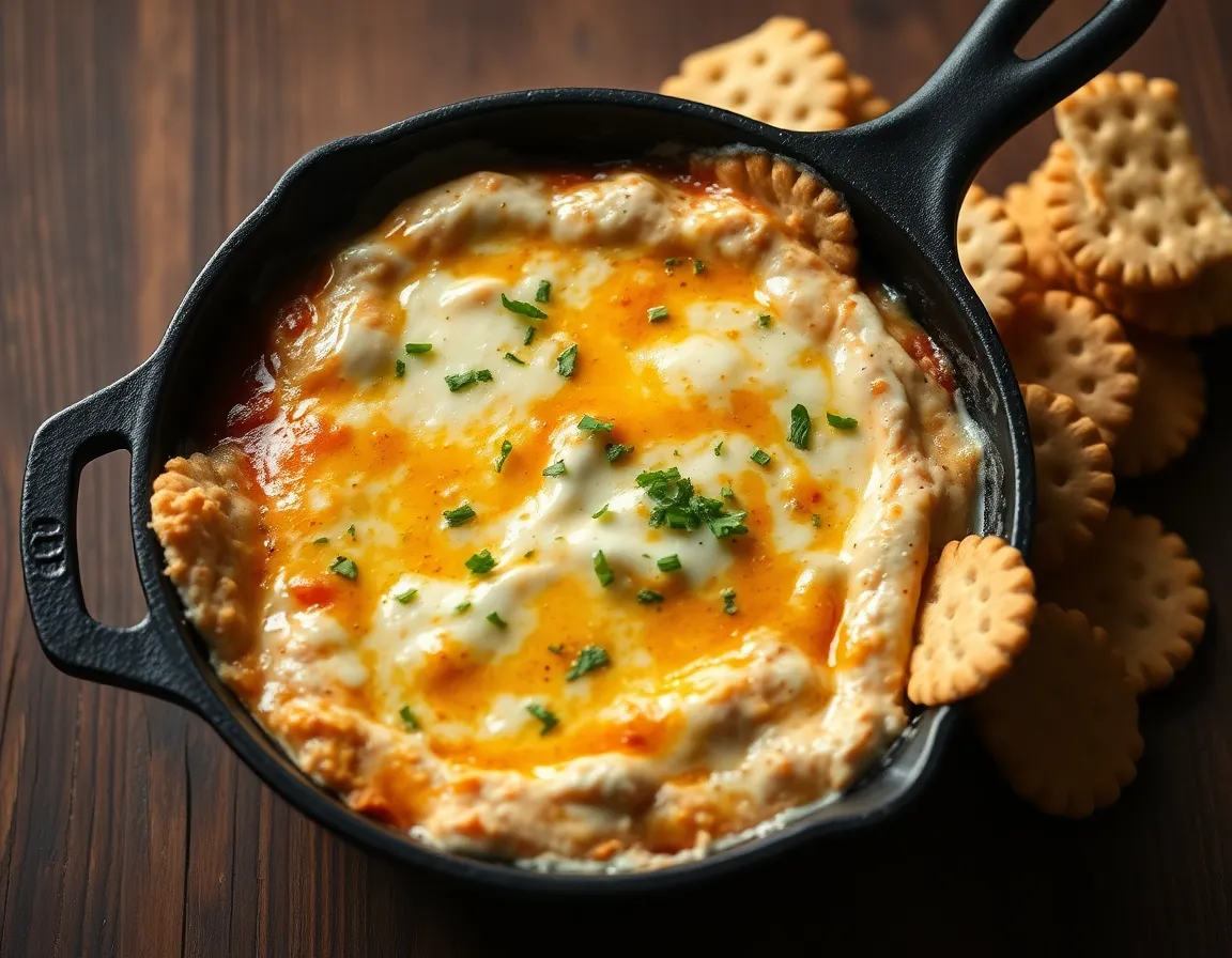 Warm Ranch Crack Dip (6 Ingredients)