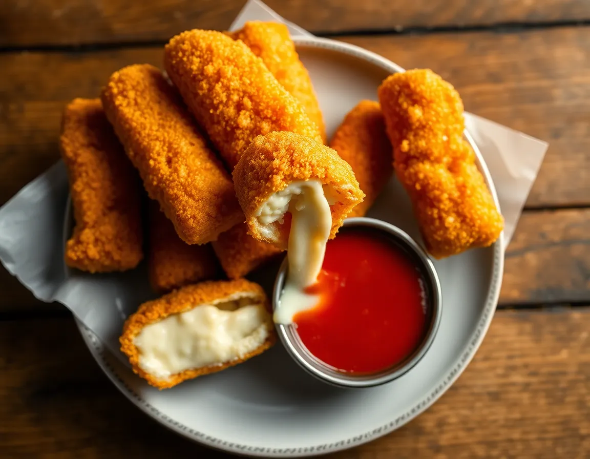 Keto Mozzarella Sticks