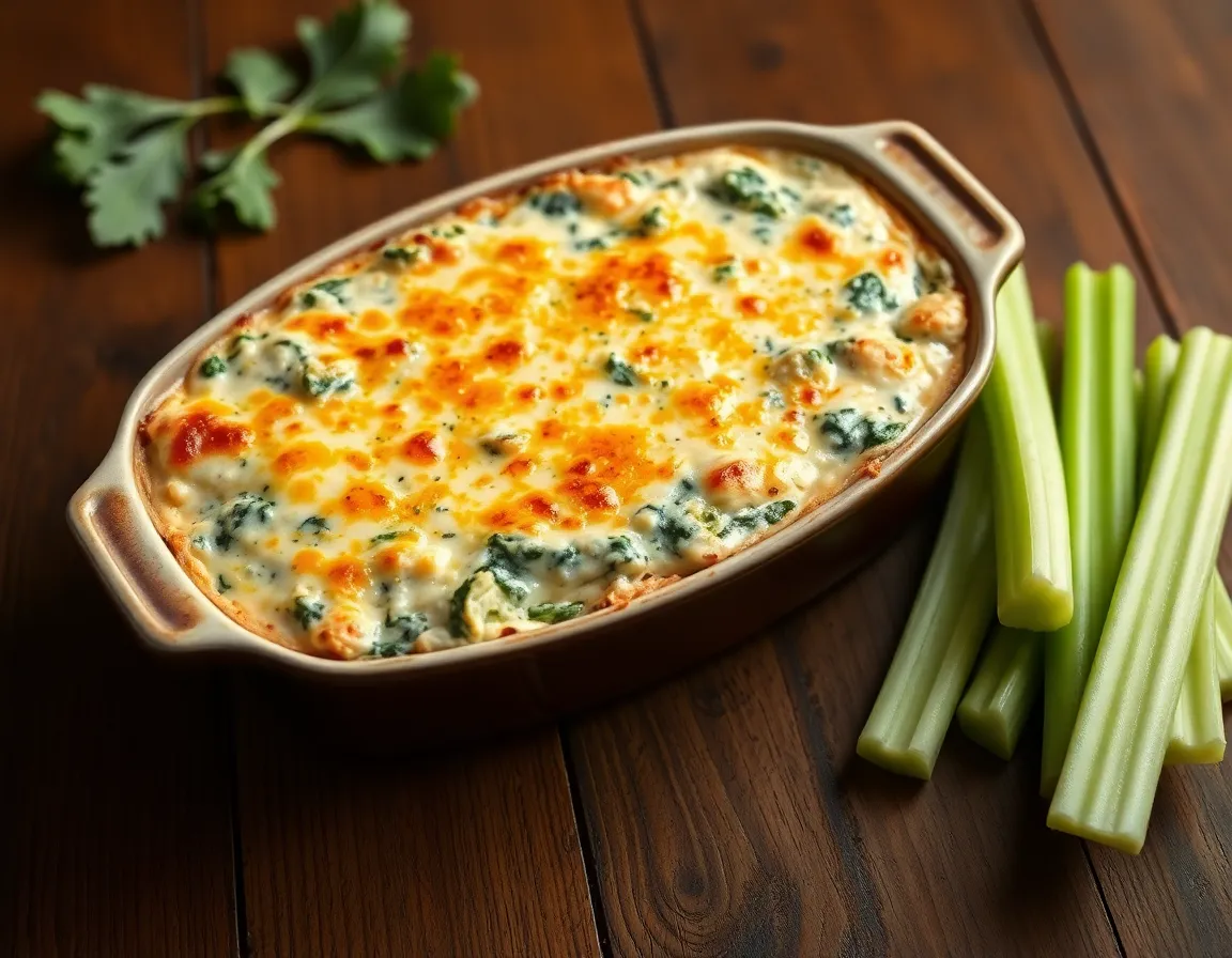 Easy Spinach Artichoke Dip