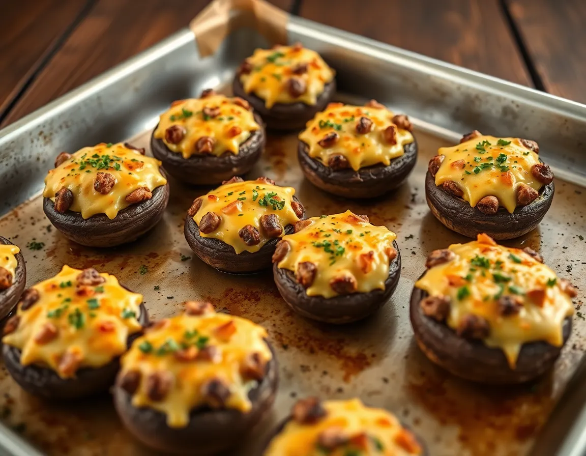 Keto Stuffed Mushrooms