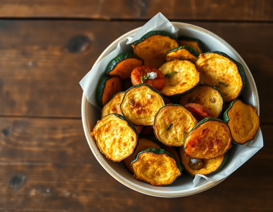 Baked Zucchini Chips (6 Flavors)